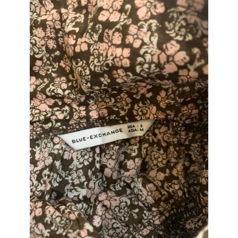 Brown floral mini skirt by Blue Exchange in a women’s size small - Picture 6 of 7